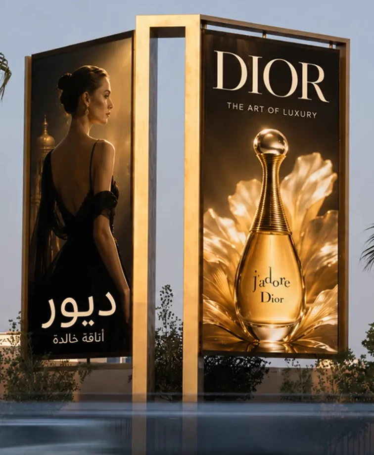 Dior outdoor billboard