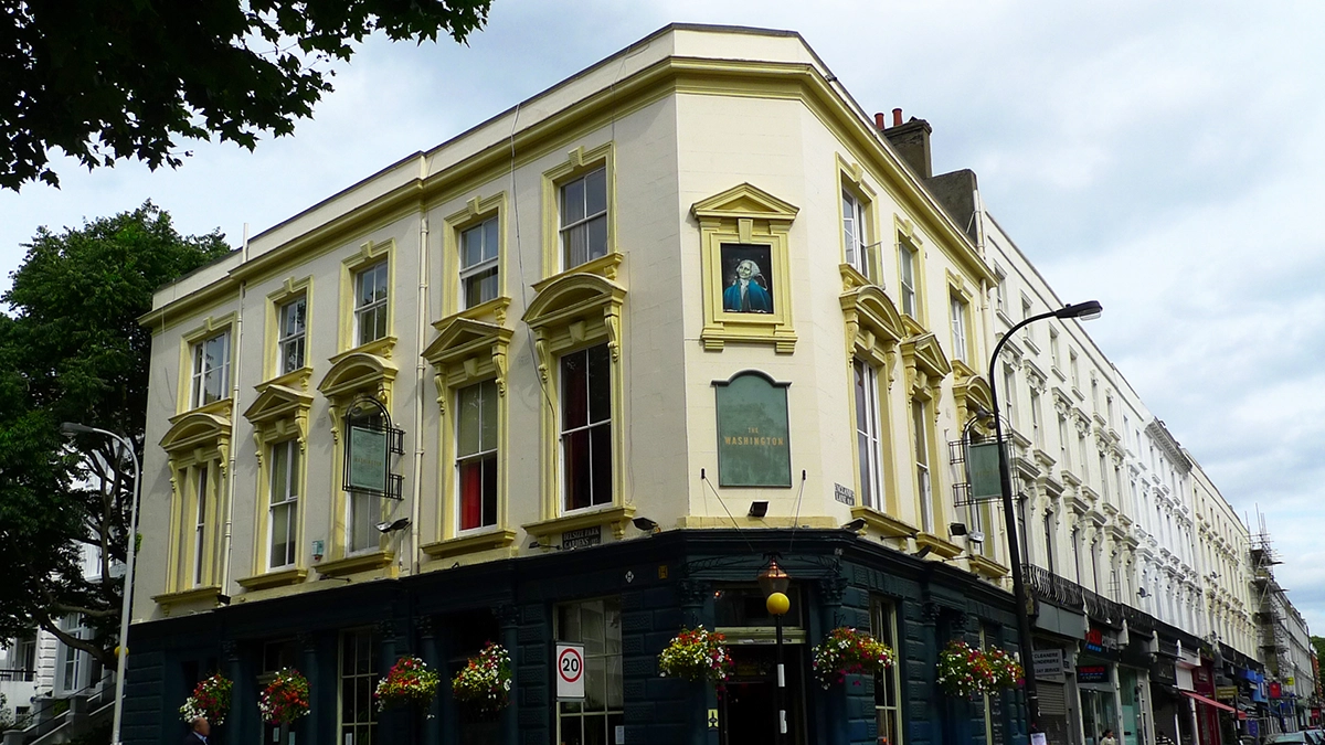 Belsize Park local landmark The Washington pub
