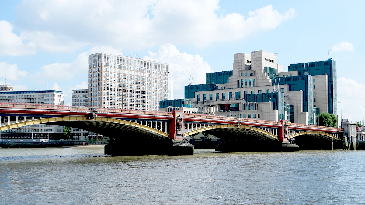 Vauxhall Bridge spanning across the River Thames