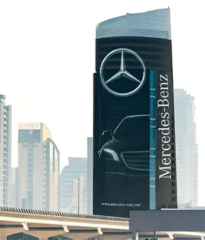 Building Wraps Advertising in Dubai - Advertise OOH with Dubai Advertising